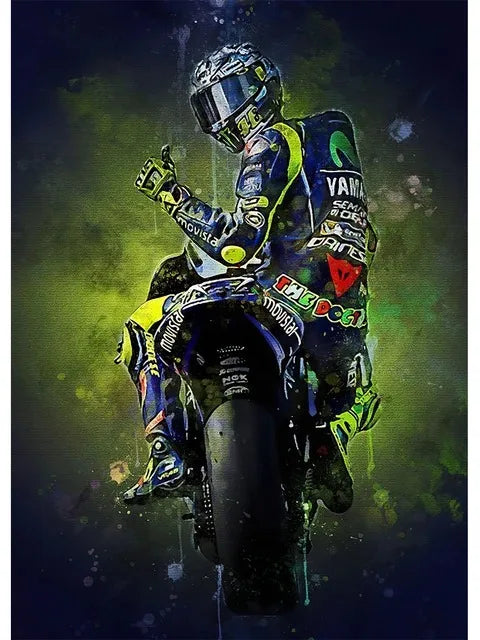 Valentino Rossi Wall Art