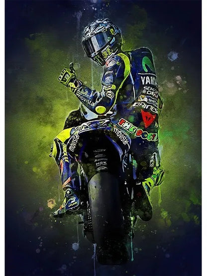 Valentino Rossi Wall Art