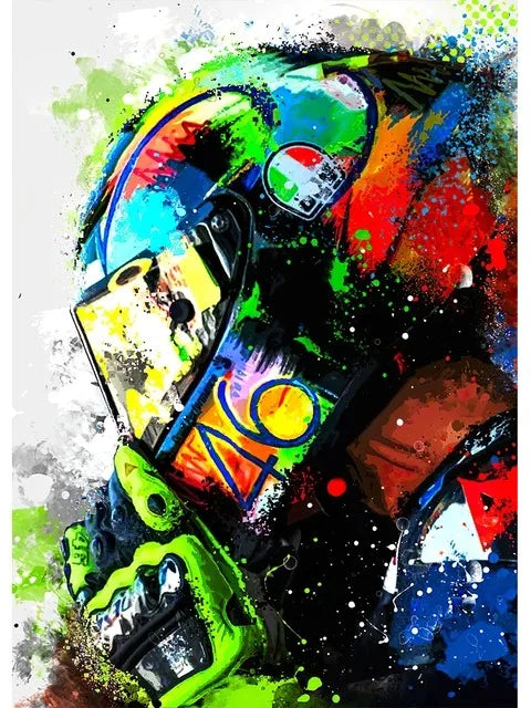 Valentino Rossi Wall Art