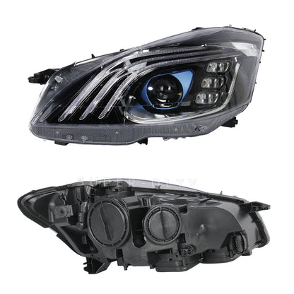 Mercedes-Benz S-Class W221 Maybach-Style Headlights