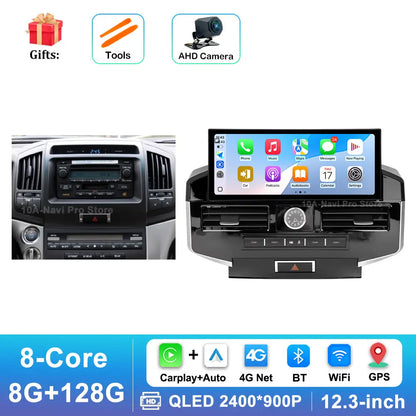 Multimedia Screen for Toyota Land Cruiser LC200
