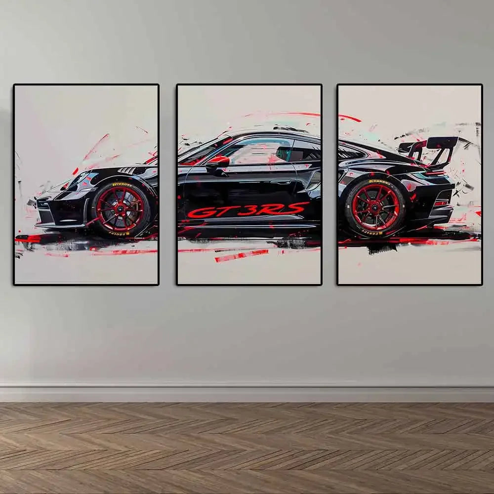 Porsche 911 GT3 RS Wall Art