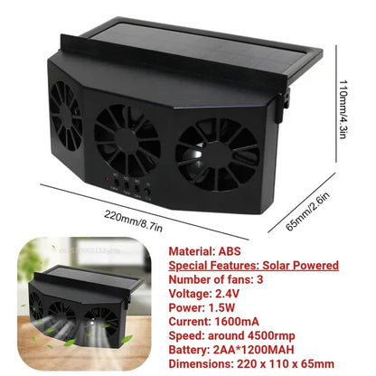 Rechargeable Car Exhaust Fan