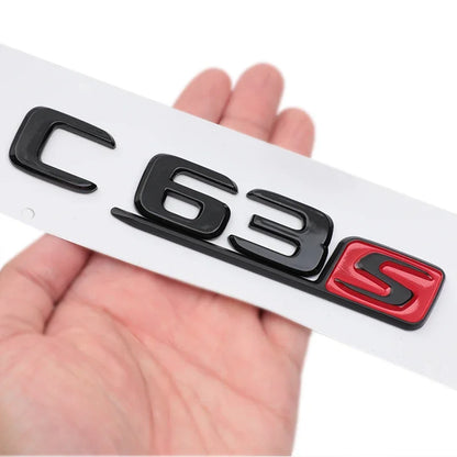 Mercedes-Benz C63S AMG Badge Emblem