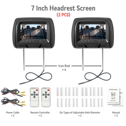 7 Inch Car Headrest Monitor