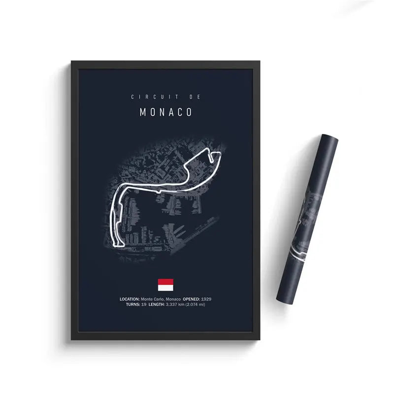 F1 Track Wall Art