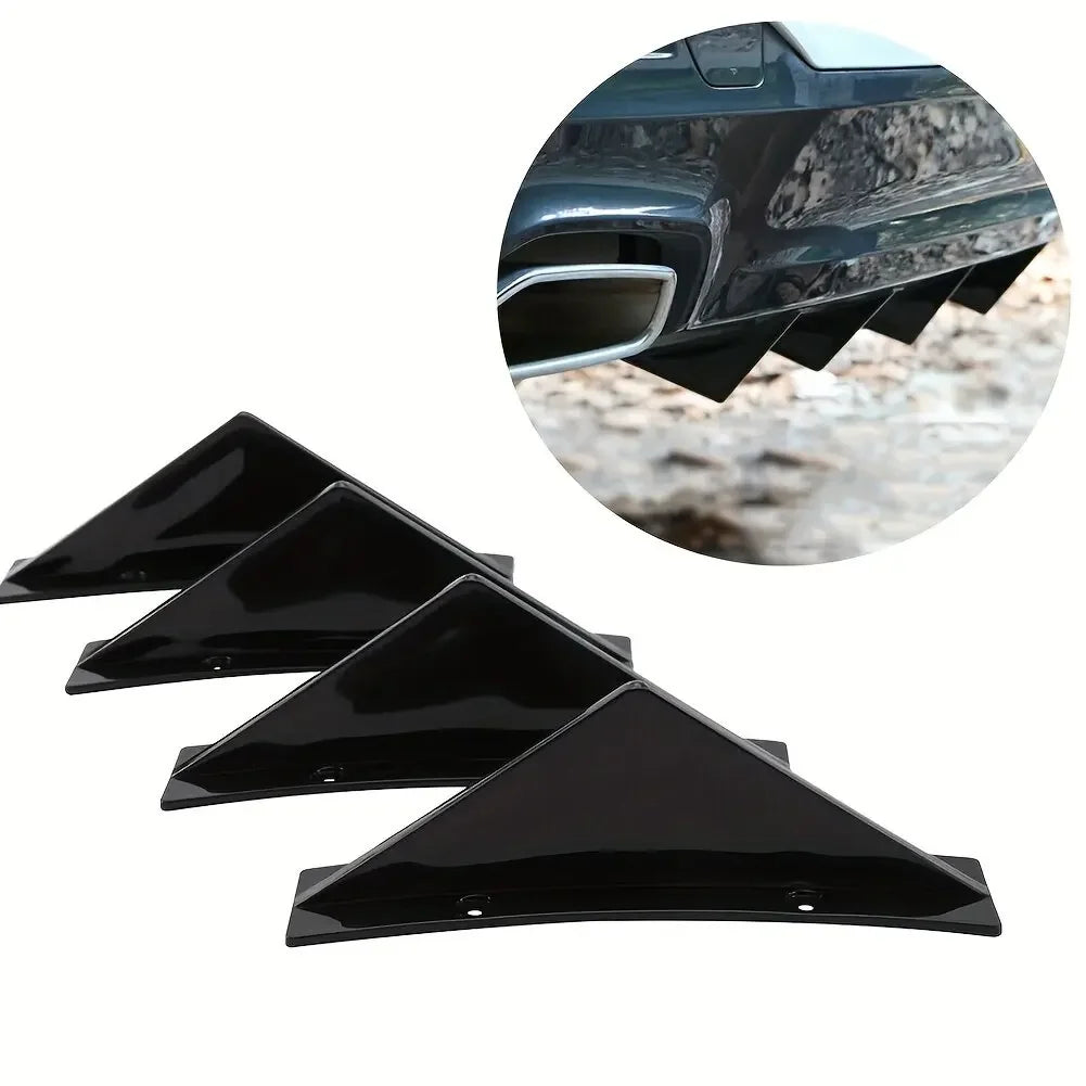 Shark Fin Universal Rear Bumper Diffuser