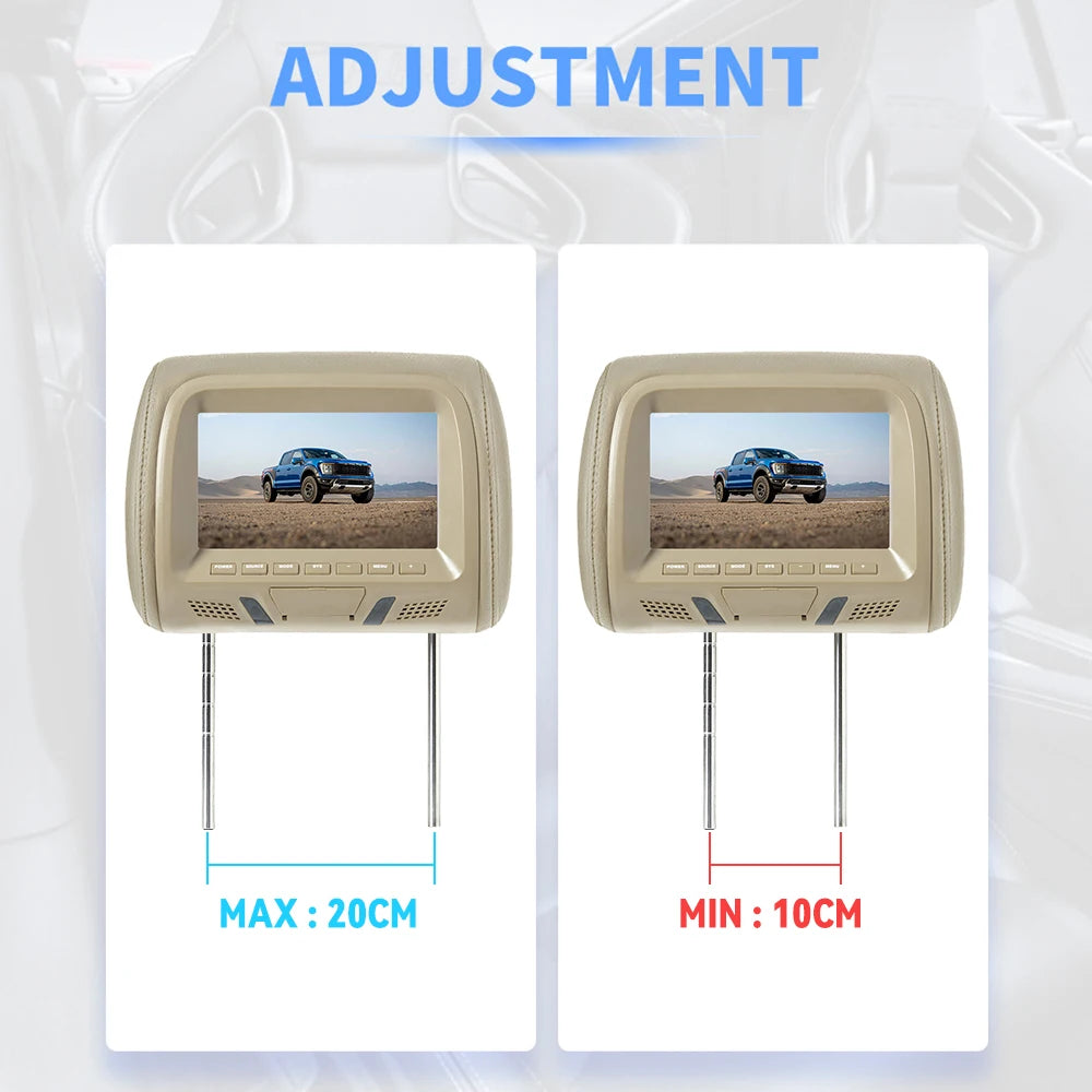 7 Inch Car Headrest Monitor