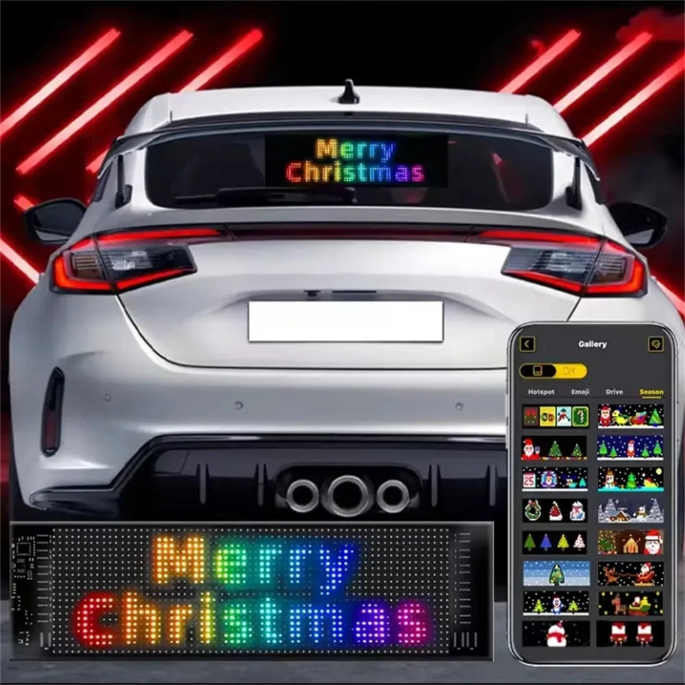 Evil Eyes LED Windshield Pixel Display