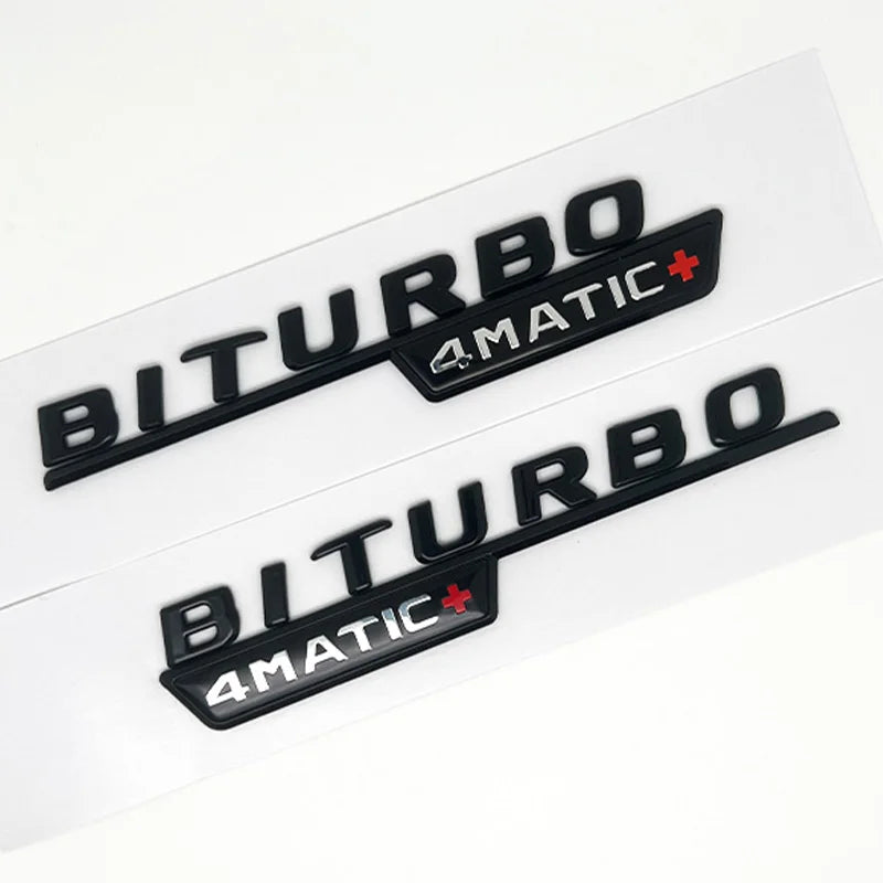 Mercedes-Benz BITURBO 4MATIC Plus Fender Badge