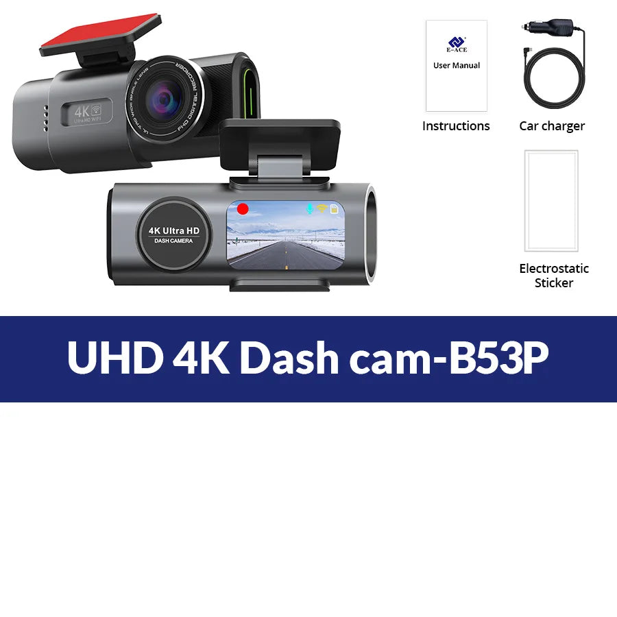 4K UHD Night Vision Dashcam