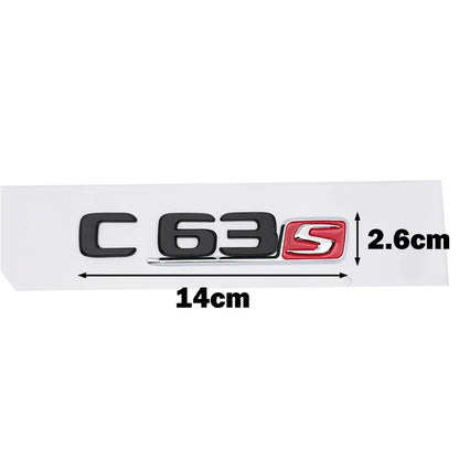 Mercedes-Benz C63S AMG Badge Emblem
