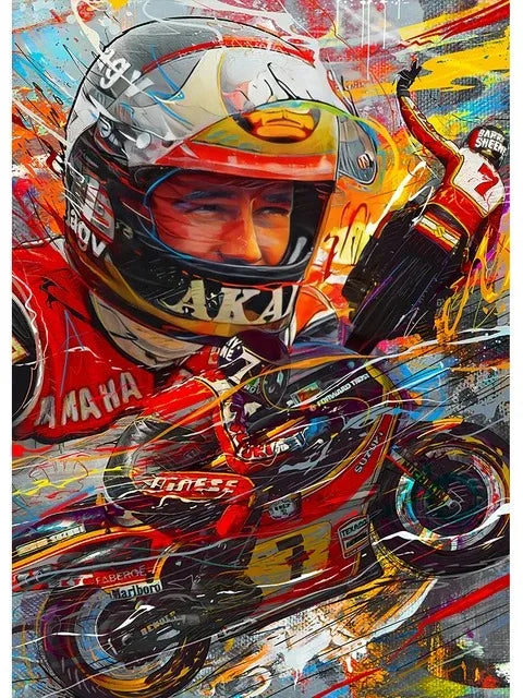 Valentino Rossi Wall Art