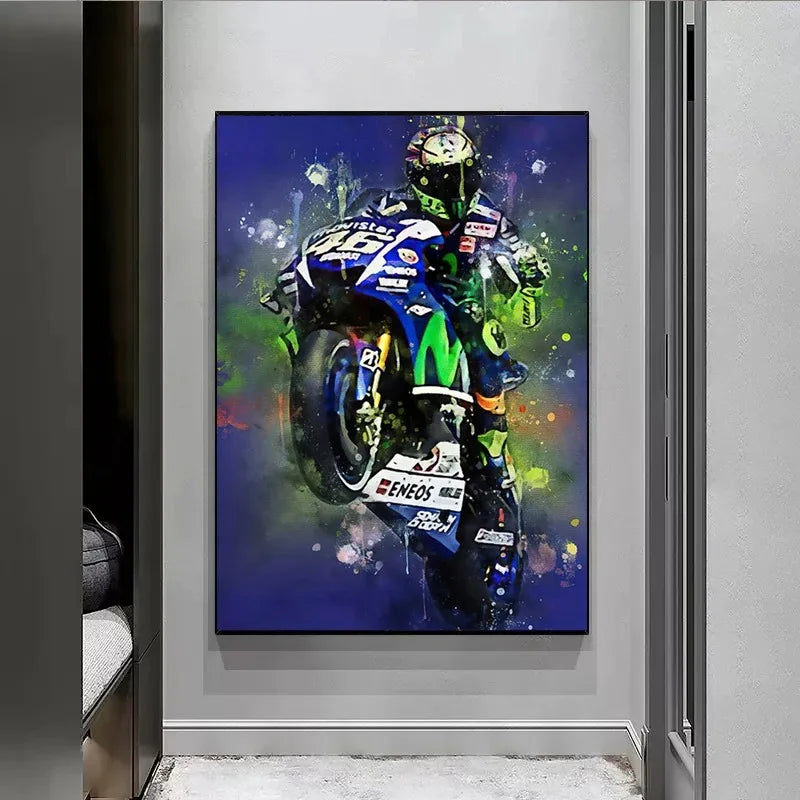 Valentino Rossi Wall Art