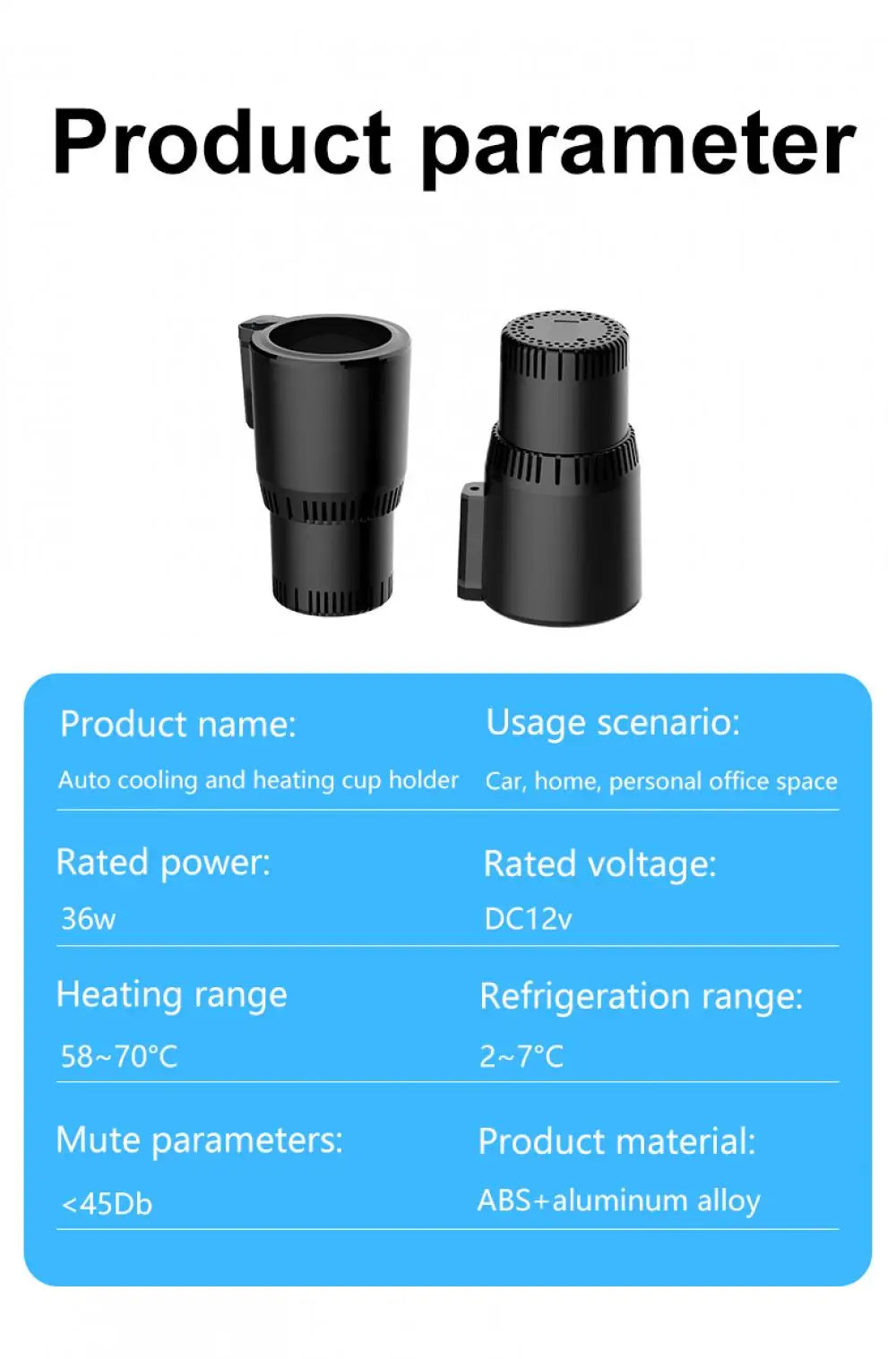 Car Heating & Cooling Smart Beverage Holder