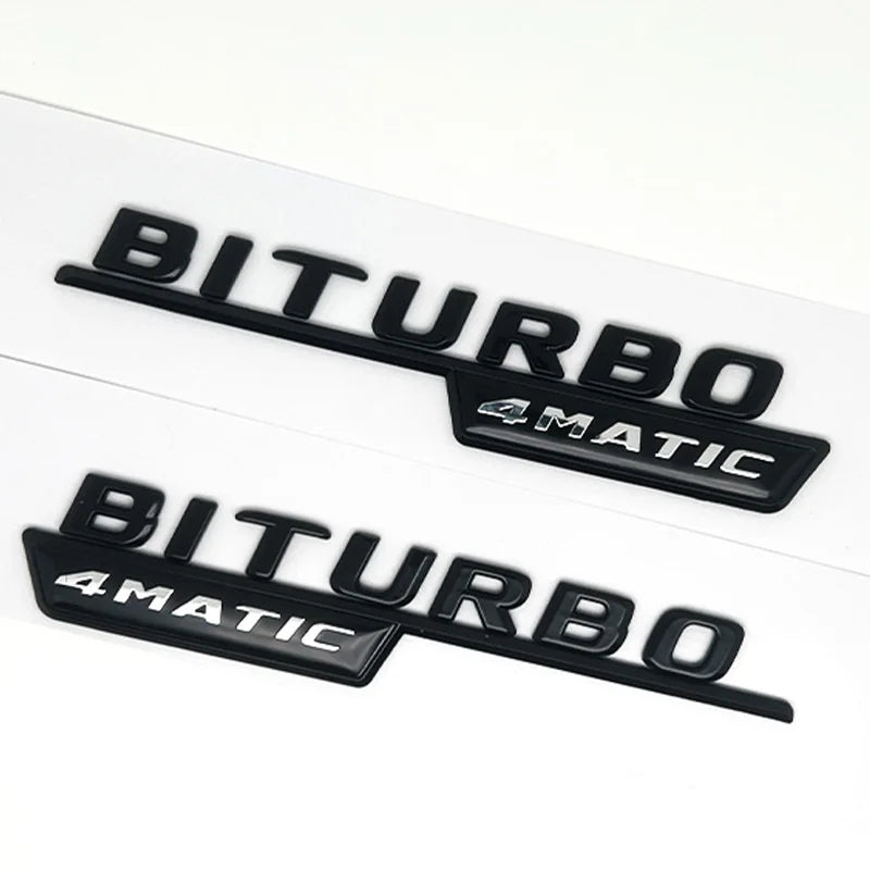 Mercedes-Benz BITURBO 4MATIC Plus Fender Badge