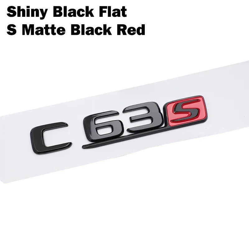 Mercedes-Benz C63S AMG Badge Emblem