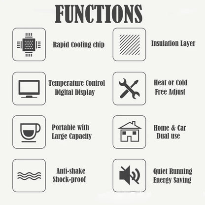 Car Portable Mini Refrigerator