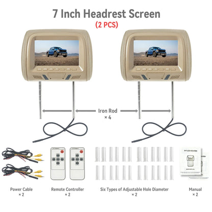 7 Inch Car Headrest Monitor