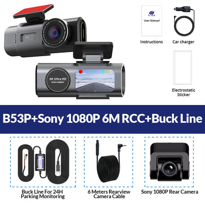 4K UHD Night Vision Dashcam