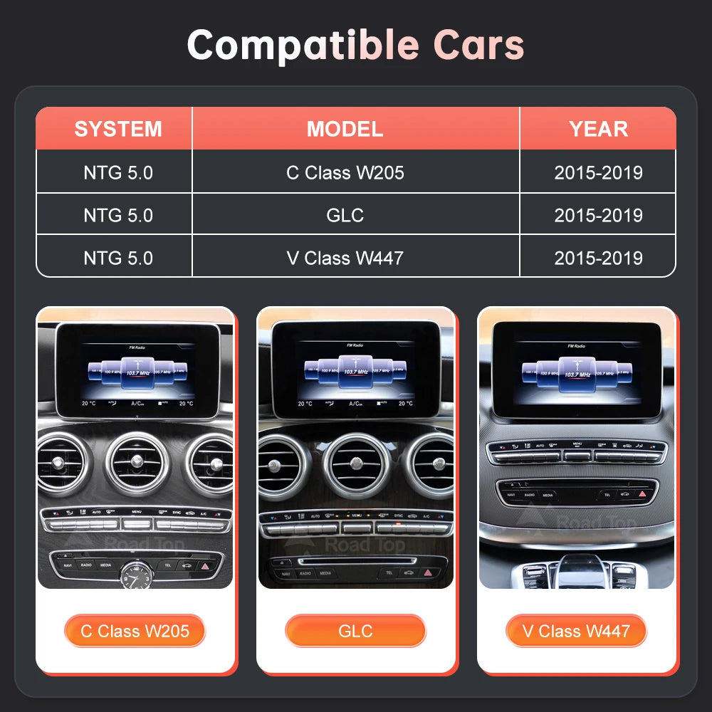Multimedia Screen for Mercedes-Benz C-Class W205