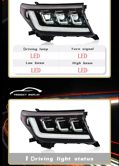 Toyota Land Cruiser LC200 LED Headlights