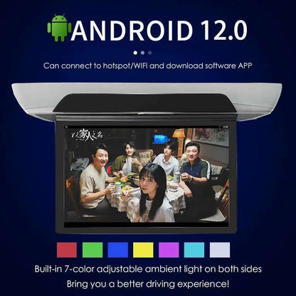 Touchscreen Car Roof Ceiling Monitor