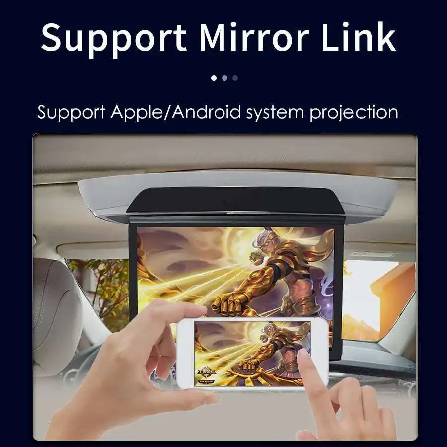 Touchscreen Car Roof Ceiling Monitor