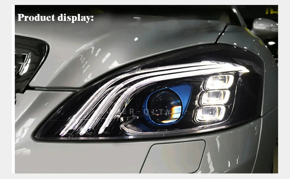 Mercedes-Benz S-Class W221 Maybach-Style Headlights