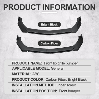 Universal Car Front Bumper Lip