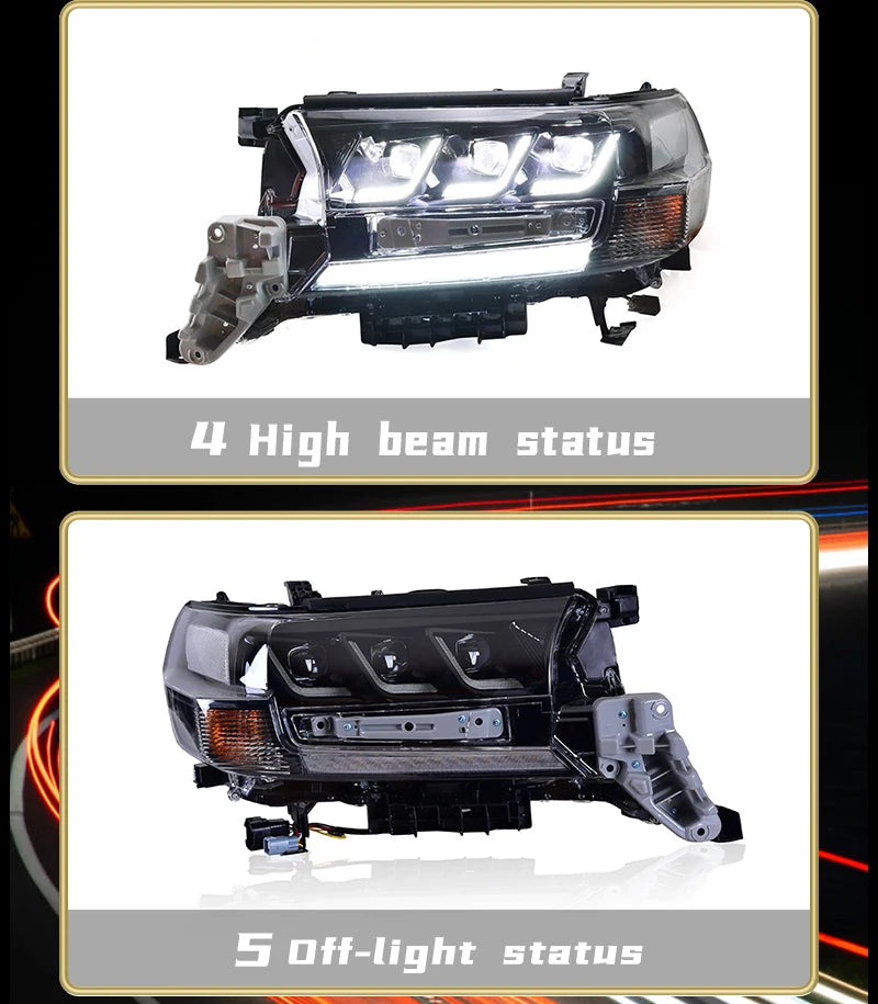 Toyota Land Cruiser LC200 LED Headlights
