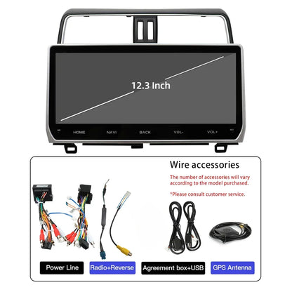 Multimedia Screen For Toyota Land Cruiser Prado 150