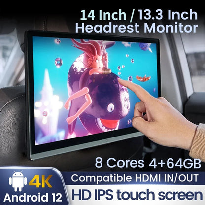 13.3/14" Car Headrest Monitor