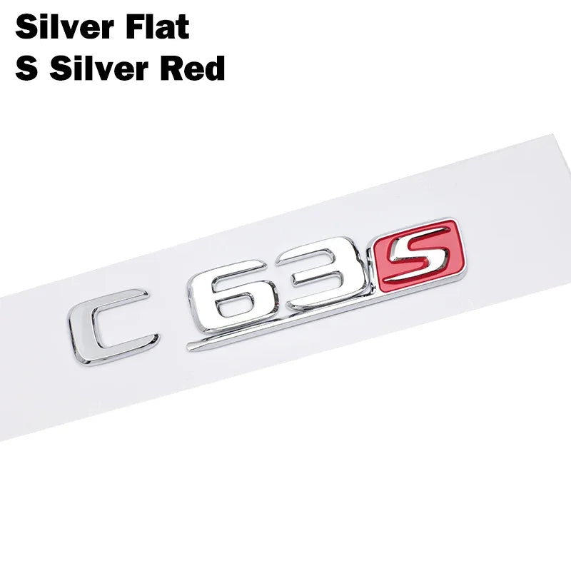 Mercedes-Benz C63S AMG Badge Emblem