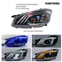 Mercedes-Benz S-Class W221 Maybach-Style Headlights