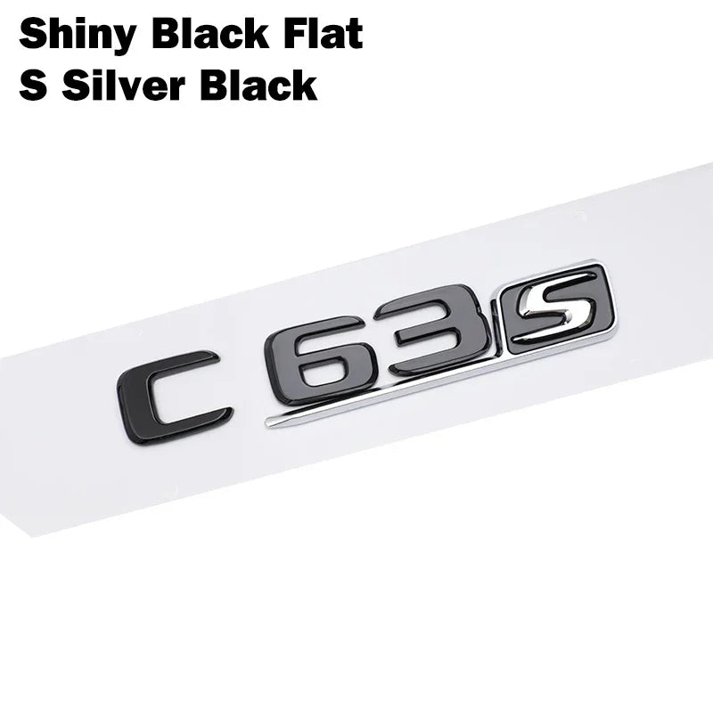 Mercedes-Benz C63S AMG Badge Emblem