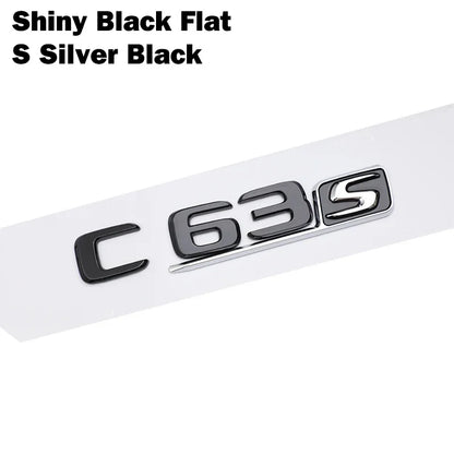 Mercedes-Benz C63S AMG Badge Emblem