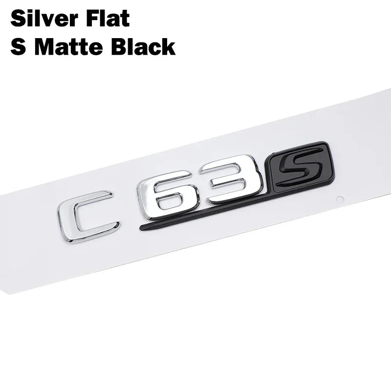 Mercedes-Benz C63S AMG Badge Emblem