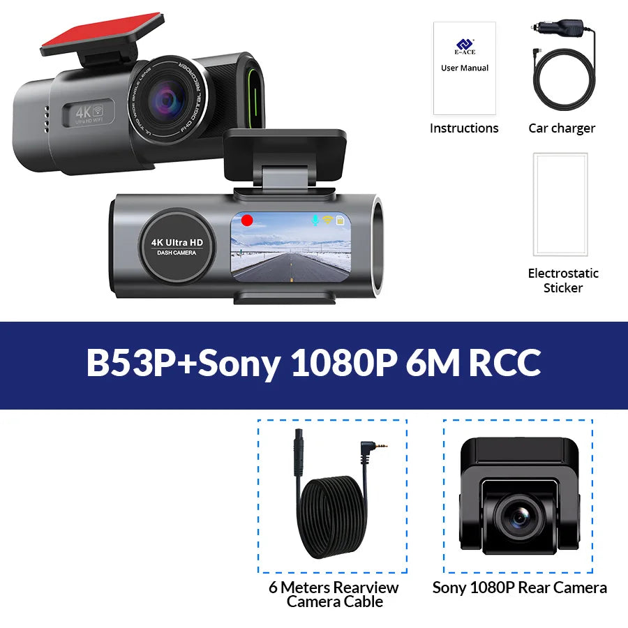 4K UHD Night Vision Dashcam
