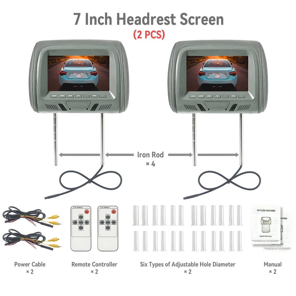 7 Inch Car Headrest Monitor