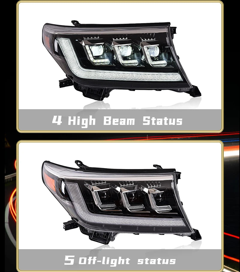 Toyota Land Cruiser LC200 LED Headlights