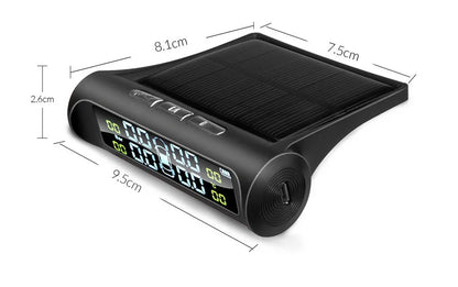 Solar Power Car Tire Pressure Monitor System