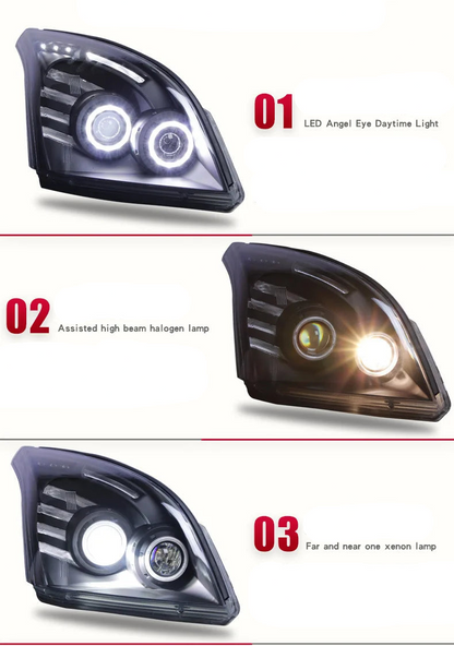 Toyota Prado J120 LED Aftermarket Headlight