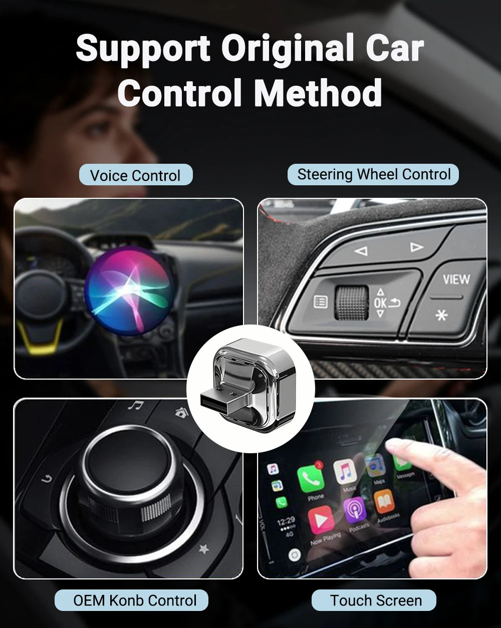2-in-1 Wireless AI Car Smart Box