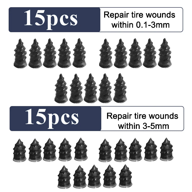 Universal 10/30Pcs Car Tyre Repair Set