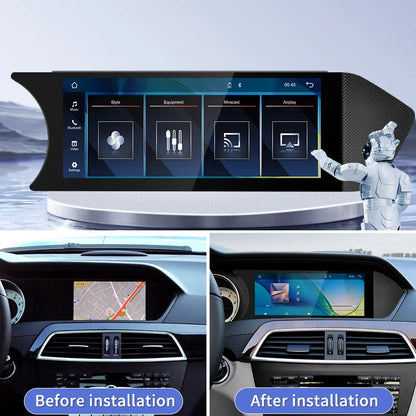 Wireless Multimedia Display For Mercedes-Benz C-Class W204