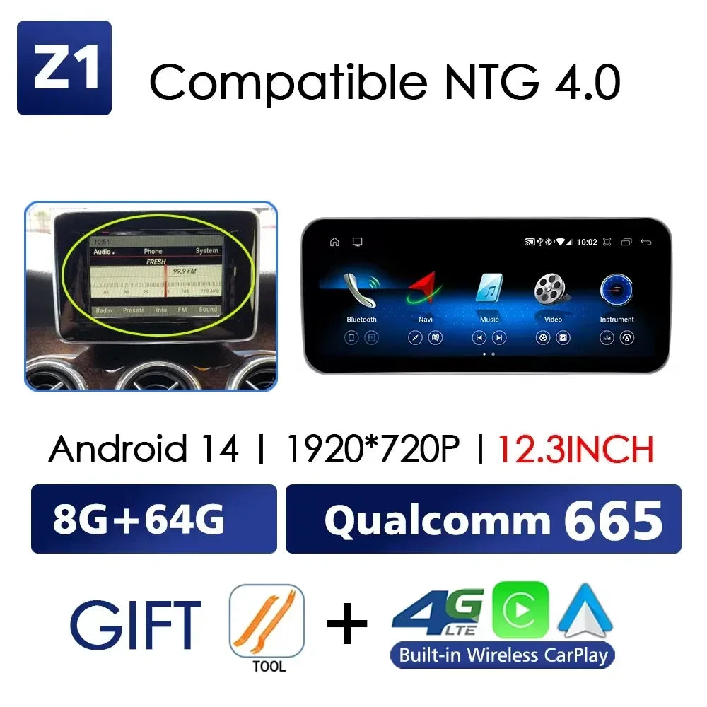 Multimedia Touch Screen For Mercedes Benz G-Class