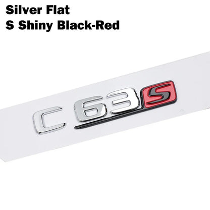 Mercedes-Benz C63S AMG Badge Emblem