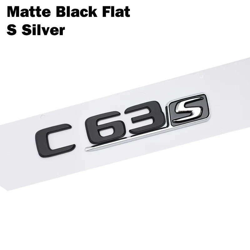 Mercedes-Benz C63S AMG Badge Emblem