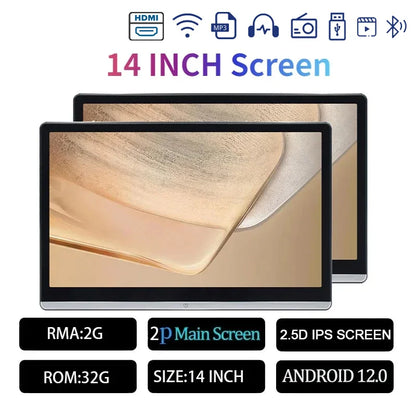 13.3/14" Car Headrest Monitor